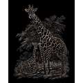 Royal & Langnickel® | Engraving Art™ Scratch Pictures — standard-sets, Giraffe & baby, Giraffe & baby