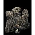 Royal & Langnickel® | Engraving Art™ Scratch Pictures — standard-sets, Golden retriever & cubs, Golden retriever & cubs
