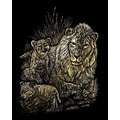 Royal & Langnickel® | Engraving Art™ Scratch Pictures — standard-sets, Lion & cubs