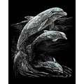 Royal & Langnickel® | Engraving Art™ Scratch Pictures — standard-sets, Dolphins