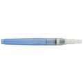 Penseel pen navulbaar, plat, afgeschuind (lichtblauwe stift)