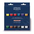 Coffret acrylique fine Lefranc & Bourgeois, 12 x 20 ml - Tubes, Les fondamentales