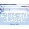 Papier Aquarell Classic grain fin Gerstaecker, 24 cm x 32 cm, 300 g/m², Bloc collé 4 côtés, Mat
