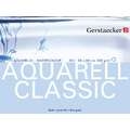 Papier Aquarell Classic grain fin Gerstaecker, 36 cm x 48 cm, 300 g/m², Bloc collé 4 côtés, Mat