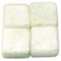 Marmeren mozaïek steentjes, set, 15 mm x 15 mm x 8 mm — ca. 50 steentjes (250 g), Verde Luz