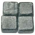 Marmeren mozaïek steentjes, set, 10 mm x 10 mm x 8 mm — ca. 120 steentjes (250 g), Nero Lavica