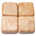 Set de pierres de mosaïque en marbre, Sachet de 250 g, env. 120 carreaux, 10 × 10 × 8 mm, Rose crème