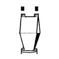 Plume Automatic Pen avec pointe en argent, 10 ; 12,7mm