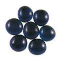 Glass Nuggets mozaiek rondjes, blauw, 15 x 20mm - 100g