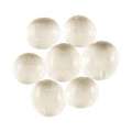 Glass Nuggets mozaiek rondjes, glashelder, 15 x 20mm - 100g
