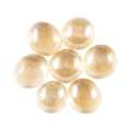 Glass Nuggets mozaiek rondjes, iriserend rosa, 15 x 20mm - 100g