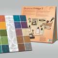 Kit papier scrapbooking struktura vintage  Ursus, 20 feuilles - 30,5x30,5 cm - 220g/m²