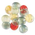 Galets de mosaïque en verre, Mélange marbré multicolore, Paquet de 100g