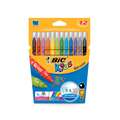 BiC® | KIDS COLEUR viltstiften, sets, 12 kleuren