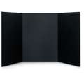 Airplac®  foamboard - drieluik, zwart, 65 cm x 150 cm, dikte 5 mm