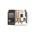 Set Basics Liquitex, 6 x 22 ml, Métal & iridescentes