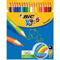 BIC® KIDS TROPICOLORS™ kleurpotloden sets, 12 kleuren