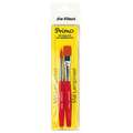 Set de pinceaux pour enfants da Vinci Primo, Manche rouge