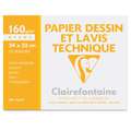 Clairefontaine | DESSIN & LAVIS tekenpapier — blokken, 160 g/vm, 12 vel, 24 cm x 32 cm