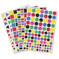 Geometrische stickers, 4170 stuks, 40 vellen