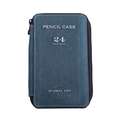 Pochette pour 24 crayons Global Art, Pour 24 crayons, Bleu acier