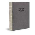 SKETCH BOOK - grey, A6, 10,5 cm x 14,8 cm, 110 g/m², schetsboek