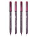 Lot de 4 stylos colorés Multiliner Copic, rose