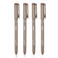 Lot de 4 stylos colorés Multiliner Copic, brun