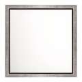 Set châssis entoilé + caisse américaine, 50 cm x 50 cm, Argent