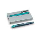 LAMY T10 reserve inktpatronen, pak, 5 stuks, turquoise