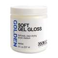 GOLDEN® | Soft gel medium, pot 237 ml, gloss = glans, 1. Gloss = glans