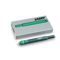 LAMY T10 reserve inktpatronen, pak, 5 stuks, groen