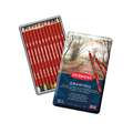 Crayon à dessin Drawing Derwent, Coffret 12 couleurs