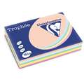 Clairefontaine | Trophée printerpapier — gekleurd assorti, A4, 21 cm x 29,7 cm, 160 g/m², pak van 250 stuks, Pastelkleuren