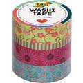 folia® Washi-Tape plakband, set, Flowers, 2. Set met 4 rollen