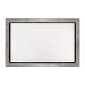 Set châssis entoilé + caisse américaine, 50 cm x 70 cm, Argent