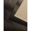 Papier Kraft brun/noir Clairefontaine, 50 x 65 cm, 90 g/m², Côtelé, Paquet de 25 pièces