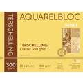 Blocs de papier aquarelle Schut Terschelling, 18 cm x 24 cm, 300 g/m², classic, Fin