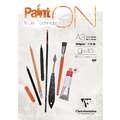 Clairefontaine | Paint ON Blanc — multi-papier, (A3) 29,7 cm x 42,0 cm, 250 g/m², 2. Blok (kopsgelijmd) met 40 vel
