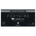 Aquarelpapier Fontaine zwart Clairefontaine, 20x40cm - 15 vellen, 20x40cm - 15 vellen, blok (vierzijdig gelijmd)
