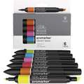 Set de 6 marqueurs Promarker Winsor & Newton, tons vibrants, Set