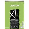 Canson XL Recycle papierblok, A5, 14,8 cm x 21 cm, 160 g/m², fijn, blok, spiraalgebonden