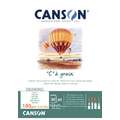 CANSON® "C" à grain® tekenpapier blok, A5, 14,8 cm x 21 cm, blok met 30 vel, 180 g/m²