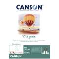 CANSON® "C" à grain® tekenpapier blok, A3, 29,7 cm x 42 cm, blok met 30 vel, 224 g/m²