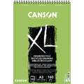 Canson XL Gerecycled papierblok, A3, 29,7 cm x 42 cm, 160 g/m², fijn, blok, spiraalgebonden