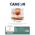 CANSON® "C" à grain® tekenpapier blok, A4, 21 cm x 29,7 cm, blok met 30 vel, 180 g/m²