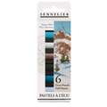 SENNELIER | A L'ÉCU zachte pastel — 6-sets, Winter landschap