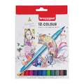 Talens | Bruynzeel Creatives Fineliner Brush Pen — sets, 12 kleuren