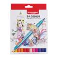 Talens | Bruynzeel Creatives Fineliner Brush Pen — sets, 24 kleuren
