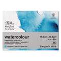 Papier aquarelle Winsor et Newton classique, Bloc cartes postales 15 feuilles, A5 - 10,5 x 14,8 cm - 300 g/m², 300 g/m²